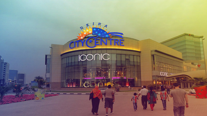 نمایی از فروشگاه‌های تخفیف‌دار در مرکز خرید سیتی سنتر مركز دبي دیره در دبی