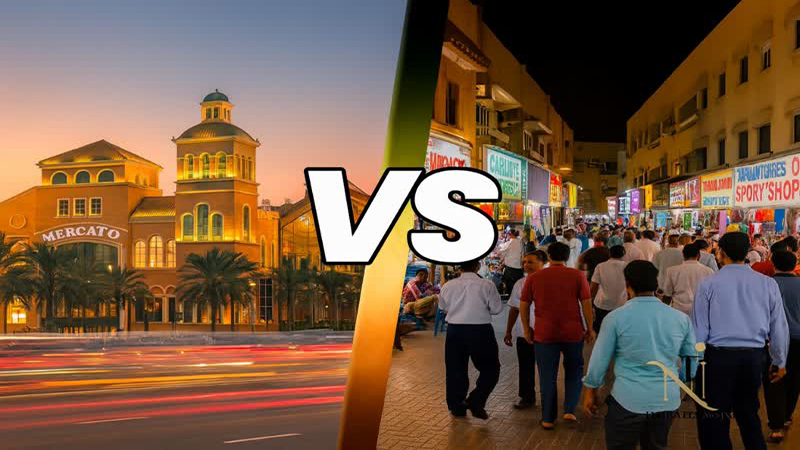 تخفیف‌های مرکاتو مال و بازار کرامه دبی؛ تجربه خرید متفاوت در دو سبک