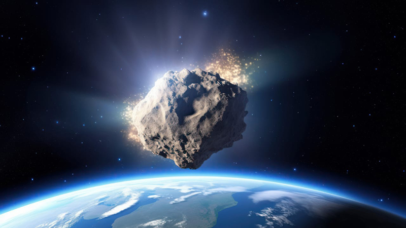 تصویر عبور سیارک ۲۰۲۵ TC از کنار زمین در رویداد نجومی امروز