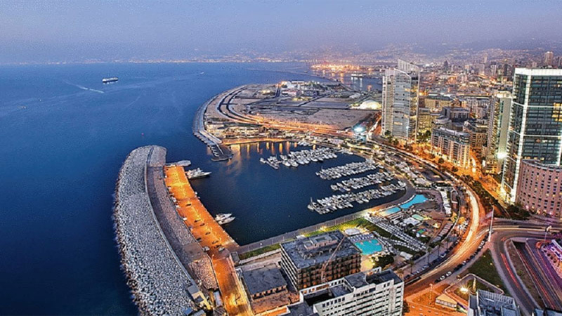 تصویری از لبنان با مناظر طبیعی، آثار تاریخی و غذاهای سنتی لبنانی