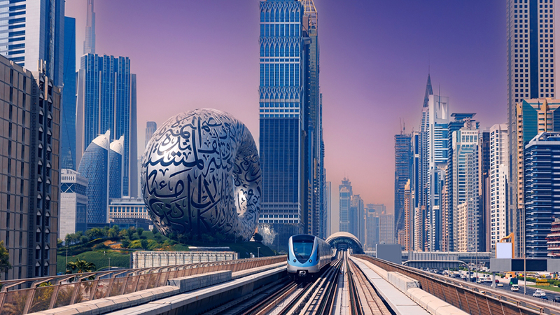 پیشرفت خط آبی متروی دبی با ایستگاه‌های جدید و اتصال فرودگاه