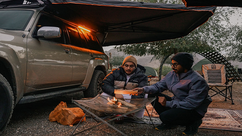 تجربه کمپینگ برند دبی در کوه‌های حتا با فعالیت‌های آموزشی و گردشگری+نجم امارات