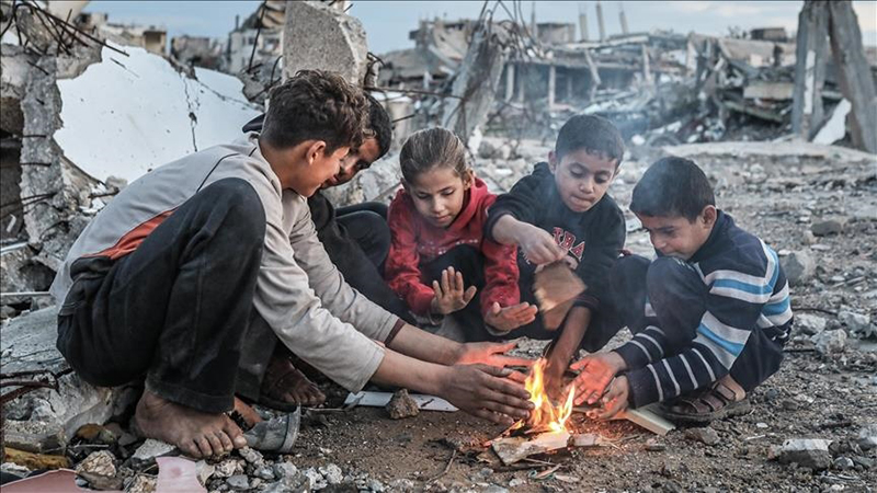 امارات کمک‌های انسانی و غذایی در غزه طی طوفان‌های زمستانی+نجم امارات