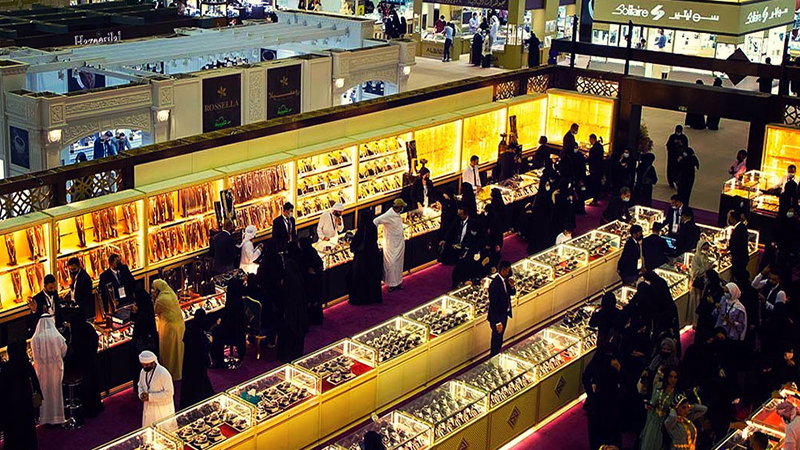 ): تصویر نمایشگاه بین‌المللی ساعت و جواهرات شارجه WJMES 2026 در مرکز نمایشگاه‌های شارجه+نجم امارات