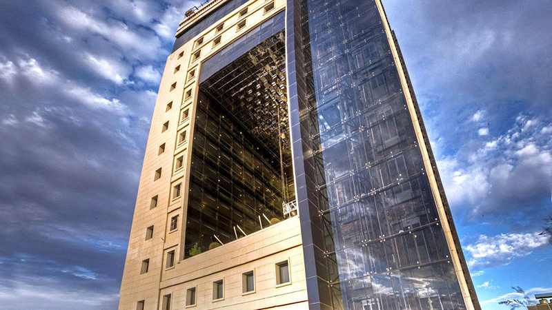 Darvishi Hotel Mashhad«هتل درویشی مشهد؛ هتلی پنج‌ستاره در خیابان امام رضا با ۲۵ طبقه و امکانات لوکس»+نجم امارات