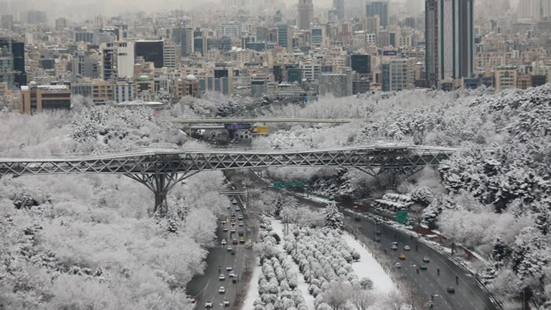 پیش‌بینی هواشناسی ایران؛ بارش برف و باران و کاهش دما +نجم امارات