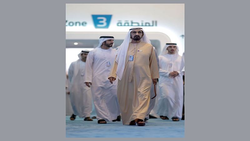 تصویر بازدید محمد بن راشد از اجلاس جهانی دولت‌ها در دبی+نجم امارات