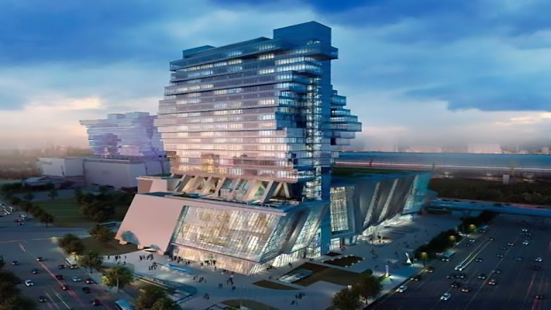 هتل لانگهام پلیس گوانجو – Langham Place Guangzhou با ۲۲ طبقه و ۵۰۰ اتاق لوکس، افتتاح ۲۰۱۳ توسط Langham Hotels International.»+نجم امارات